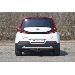 KSL-19-991122.00 PT GROUP Фаркоп на Kia Soul 2019- без подрезки бампера. Тип шара: E (легкосъемный шар под квадрат). Нагрузки: 1500/80 кг, масса фаркопа 17,2 кг (без эл