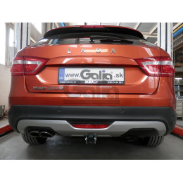 L025A GALIA Полностью оцинкованный фаркоп на Lada Vesta седан/универсал (установка без выреза бампера), в т.ч. SW Cross 2015-2022 (установка с подрезкой бампер