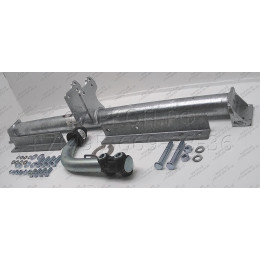 M027A GALIA Полностью оцинкованный фаркоп на Mercedes E-Class s210 универсал 1996-2003. Тип шара: A. Без выреза бампера. Нагрузки: 2200/75 кг, масса фаркопа 22,01 кг