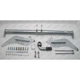 M091A GALIA Полностью оцинкованный фаркоп на Ford Ranger 1996-2007, 2007-2012, Mazda B2500 1996-2007, Mazda BT-50 2007-2012. Тип шара: A. Установка без снятия и выреза бампера. Нагру