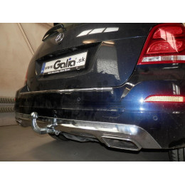 M127A GALIA Полностью оцинкованный фаркоп на Mercedes GLK-Class x204 2008-2015. Подрозетник убирается за бампер. Тип шара: A. Невидимый вырез бампера. Нагрузки: 2