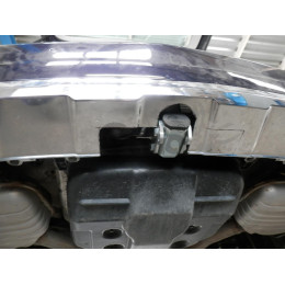 M127A GALIA Полностью оцинкованный фаркоп на Mercedes GLK-Class x204 2008-2015. Подрозетник убирается за бампер. Тип шара: A. Невидимый вырез бампера. Нагрузки: 2