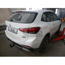 M152C GALIA Полностью оцинкованный фаркоп на MG ZS 2024-, MG ZS Hybrid+ 2024-. Тип шара: C (горизонтальный съемный). Установка без выреза бампера. Нагрузки: 1000/60 