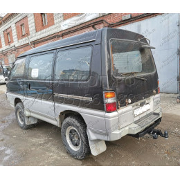 H.M16.E HALTY Фаркоп на Mitsubishi Delica 3 поколение 1986-1999 без подрезки бампера. Тип шара: E. Нагрузки: 750/75 кг, масса фаркопа 21,4 кг