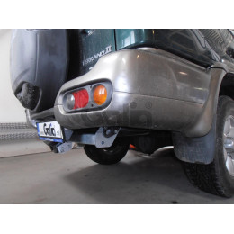 N027A GALIA Полностью оцинкованный фаркоп на Ford Maverick 1993-2000, Nissan Terrano 1993-2002. Тип шара: A. Установка без снятия и выреза бампера. Нагрузки: 3000/120 кг, мас