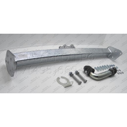 N027A GALIA Полностью оцинкованный фаркоп на Ford Maverick 1993-2000, Nissan Terrano 1993-2002. Тип шара: A. Установка без снятия и выреза бампера. Нагрузки: 3000/120 кг, мас