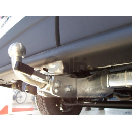 N047A GALIA Полностью оцинкованный фаркоп на Nissan Interstar 1998-2010, Opel Movano A 1999-2010, Renault Master 1998-2010. Тип шара: A. Установка без снятия и выреза бампера. Нагру