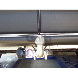 N047A GALIA Полностью оцинкованный фаркоп на Nissan Interstar 1998-2010, Opel Movano A 1999-2010, Renault Master 1998-2010. Тип шара: A. Установка без снятия и выреза бампера. Нагру
