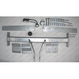 N047A GALIA Полностью оцинкованный фаркоп на Nissan Interstar 1998-2010, Opel Movano A 1999-2010, Renault Master 1998-2010. Тип шара: A. Установка без снятия и выреза бампера. Нагру