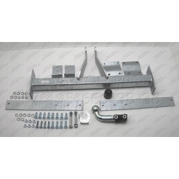 N047A GALIA Полностью оцинкованный фаркоп на Nissan Interstar 1998-2010, Opel Movano A 1999-2010, Renault Master 1998-2010. Тип шара: A. Установка без снятия и выреза бампера. Нагру