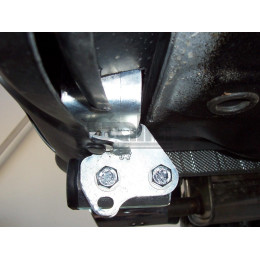 N053A GALIA Полностью оцинкованный фаркоп на Nissan Juke 2WD 2011-2019. Подрозетник убирается за бампер. Шар перекрывает противотуманную фару. Тип шара: A. Н
