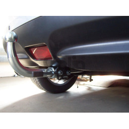 N053A GALIA Полностью оцинкованный фаркоп на Nissan Juke 2WD 2011-2019. Подрозетник убирается за бампер. Шар перекрывает противотуманную фару. Тип шара: A. Н