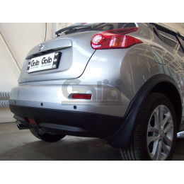 N053A GALIA Полностью оцинкованный фаркоп на Nissan Juke 2WD 2011-2019. Подрозетник убирается за бампер. Шар перекрывает противотуманную фару. Тип шара: A. Н