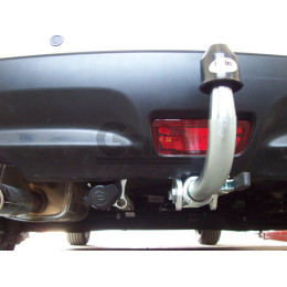 N053A GALIA Полностью оцинкованный фаркоп на Nissan Juke 2WD 2011-2019. Подрозетник убирается за бампер. Шар перекрывает противотуманную фару. Тип шара: A. Н