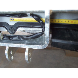 N053A GALIA Полностью оцинкованный фаркоп на Nissan Juke 2WD 2011-2019. Подрозетник убирается за бампер. Шар перекрывает противотуманную фару. Тип шара: A. Н