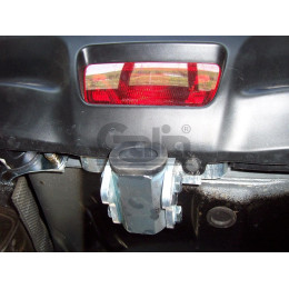 N053A GALIA Полностью оцинкованный фаркоп на Nissan Juke 2WD 2011-2019. Подрозетник убирается за бампер. Шар перекрывает противотуманную фару. Тип шара: A. Н
