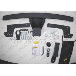NTE-12-991122.00 PT GROUP Фаркоп на Renault Duster 2010-2021, 2021-2022, Nissan Terrano 2014-2022, Renault Kaptur 2016-2022 без подрезки бампера. Тип шара: E (легкосъемный шар под квадрат). Наг