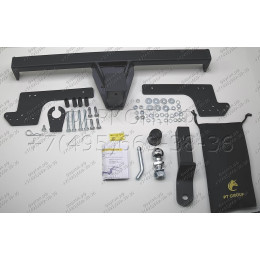 NTE-12-991122.00 PT GROUP Фаркоп на Renault Duster 2010-2021, 2021-2022, Nissan Terrano 2014-2022, Renault Kaptur 2016-2022 без подрезки бампера. Тип шара: E (легкосъемный шар под квадрат). Наг