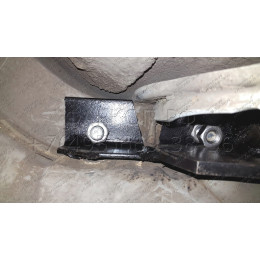 H.N30.A HALTY Фаркоп на Nissan Serena C26 2WD/4WD комплектация Highway Star, без парктроников 2010-2016. Требуется подрезка бампера. Тип шара: A. Нагрузки: 750/75 кг, масса 