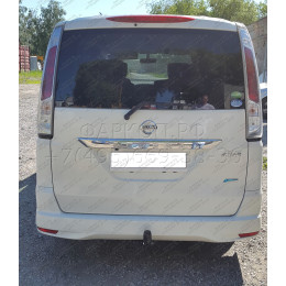 H.N30.A HALTY Фаркоп на Nissan Serena C26 2WD/4WD комплектация Highway Star, без парктроников 2010-2016. Требуется подрезка бампера. Тип шара: A. Нагрузки: 750/75 кг, масса 