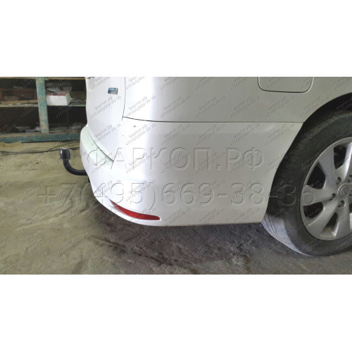 H.N30.A HALTY Фаркоп на Nissan Serena C26 2WD/4WD комплектация Highway Star, без парктроников 2010-2016. Требуется подрезка бампера. Тип шара: A. Нагрузки: 750/75 кг, масса фаркопа 17 кг