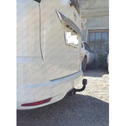 H.N30.A HALTY Фаркоп на Nissan Serena C26 2WD/4WD комплектация Highway Star, без парктроников 2010-2016. Требуется подрезка бампера. Тип шара: A. Нагрузки: 750/75 кг, масса 