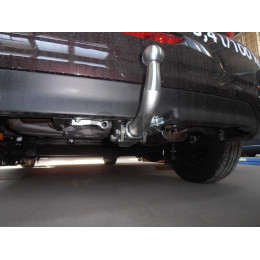 P042A GALIA Полностью оцинкованный фаркоп на Peugeot 208 хетчбек 2012-2019, Citroen C3 2016-. Подрозетник убирается за бампер. Тип шара: A. Невидимый вырез бампера