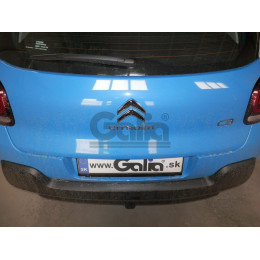 P042A GALIA Полностью оцинкованный фаркоп на Peugeot 208 хетчбек 2012-2019, Citroen C3 2016-. Подрозетник убирается за бампер. Тип шара: A. Невидимый вырез бампера