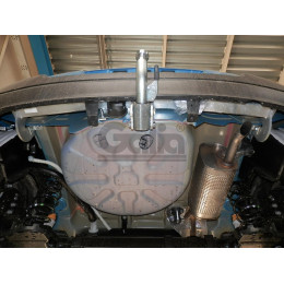P042A GALIA Полностью оцинкованный фаркоп на Peugeot 208 хетчбек 2012-2019, Citroen C3 2016-. Подрозетник убирается за бампер. Тип шара: A. Невидимый вырез бампера