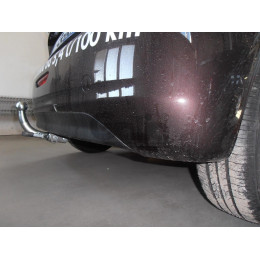 P042A GALIA Полностью оцинкованный фаркоп на Peugeot 208 хетчбек 2012-2019, Citroen C3 2016-. Подрозетник убирается за бампер. Тип шара: A. Невидимый вырез бампера