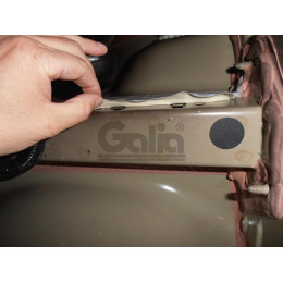 P042A GALIA Полностью оцинкованный фаркоп на Peugeot 208 хетчбек 2012-2019, Citroen C3 2016-. Подрозетник убирается за бампер. Тип шара: A. Невидимый вырез бампера
