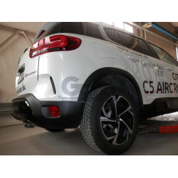 P046A GALIA Полностью оцинкованный фаркоп на Citroen C5 Aircross 2019-, Peugeot 3008 2016-2024, кроме GT line, Opel Grandland X 2017-2021, Opel Grandland 2021-. Подрозетник убирается за бампер.