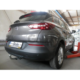 P046A GALIA Полностью оцинкованный фаркоп на Citroen C5 Aircross 2019-, Peugeot 3008 2016-2024, кроме GT line, Opel Grandland X 2017-2021, Opel Grandland 2021-. Подрозетник убирается за бампер.