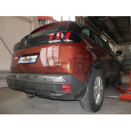 P046A GALIA Полностью оцинкованный фаркоп на Citroen C5 Aircross 2019-, Peugeot 3008 2016-2024, кроме GT line, Opel Grandland X 2017-2021, Opel Grandland 2021-. Подрозетник убирается за бампер.