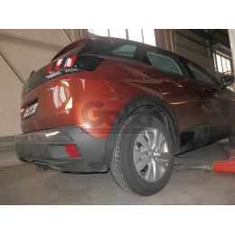 P046A GALIA Полностью оцинкованный фаркоп на Citroen C5 Aircross 2019-, Peugeot 3008 2016-2024, кроме GT line, Opel Grandland X 2017-2021, Opel Grandland 2021-. Подрозетник убирается за бампер.