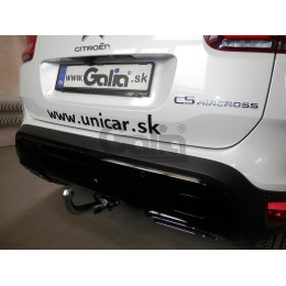 P046A GALIA Полностью оцинкованный фаркоп на Citroen C5 Aircross 2019-, Peugeot 3008 2016-2024, кроме GT line, Opel Grandland X 2017-2021, Opel Grandland 2021-. Подрозетник убирается за бампер.