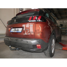 P046A GALIA Полностью оцинкованный фаркоп на Citroen C5 Aircross 2019-, Peugeot 3008 2016-2024, кроме GT line, Opel Grandland X 2017-2021, Opel Grandland 2021-. Подрозетник убирается за бампер.