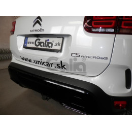 P046A GALIA Полностью оцинкованный фаркоп на Citroen C5 Aircross 2019-, Peugeot 3008 2016-2024, кроме GT line, Opel Grandland X 2017-2021, Opel Grandland 2021-. Подрозетник убирается за бампер.