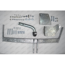 R018A GALIA Полностью оцинкованный фаркоп на Renault Megane I универсал 1996-2003. Тип шара: A. Установка без снятия и выреза бампера. Нагрузки: 1350/65 кг, масса 