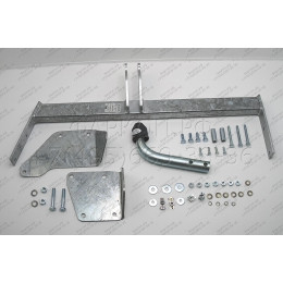 R018A GALIA Полностью оцинкованный фаркоп на Renault Megane I универсал 1996-2003. Тип шара: A. Установка без снятия и выреза бампера. Нагрузки: 1350/65 кг, масса 