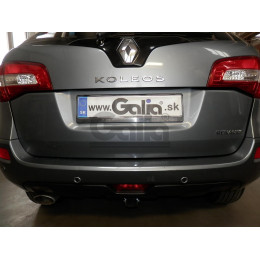 R092A GALIA Полностью оцинкованный фаркоп на Renault Koleos 2008-2016. Подрозетник убирается за бампер. Тип шара: A. Без выреза бампера. Нагрузки: 2000/100 кг, ма