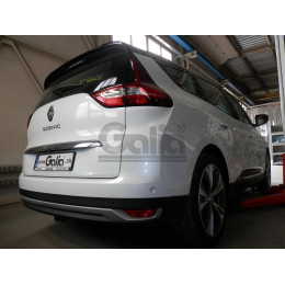 R099A GALIA Полностью оцинкованный фаркоп на Renault Scenic 2016-2022, Renault Grand Scenic 2016-2022. Подрозетник убирается за бампер. Тип шара: A. Установка без выреза б
