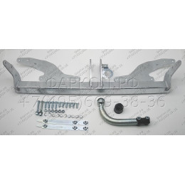 R099A GALIA Полностью оцинкованный фаркоп на Renault Scenic 2016-2022, Renault Grand Scenic 2016-2022. Подрозетник убирается за бампер. Тип шара: A. Установка без выреза б