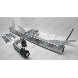R099A GALIA Полностью оцинкованный фаркоп на Renault Scenic 2016-2022, Renault Grand Scenic 2016-2022. Подрозетник убирается за бампер. Тип шара: A. Установка без выреза б