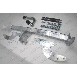 R099A GALIA Полностью оцинкованный фаркоп на Renault Scenic 2016-2022, Renault Grand Scenic 2016-2022. Подрозетник убирается за бампер. Тип шара: A. Установка без выреза б