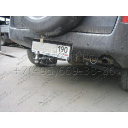 FA 0375-E Бизон Фаркоп на Suzuki Grand Vitara II 5 дверей 2005-2015. Требуется подрезка бампера. Тип шара: E (легкосъемный шар под квадрат). Нагрузки: 2600/120 кг. Не 