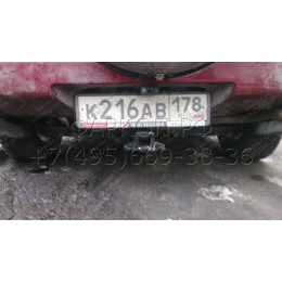 FA 0375-E Бизон Фаркоп на Suzuki Grand Vitara II 5 дверей 2005-2015. Требуется подрезка бампера. Тип шара: E (легкосъемный шар под квадрат). Нагрузки: 2600/120 кг. Не 
