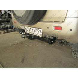 FA 0852-E Бизон Фаркоп на Suzuki Grand Vitara 3 двери 2005-2015 без подрезки бампера. Тип шара: E (легкосъемный шар под квадрат). Нагрузки: 2500/120 кг. Не комплекту