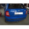 S081C GALIA Полностью оцинкованный фаркоп на Skoda Fabia хетчбек 2000-2007, 2007-2014. Подрозетник убирается за бампер. Тип шара: C (горизонтальный съемный). Невидимый вырез бампера. Нагрузки: 1200/50 кг, масса фаркопа 14,17 кг