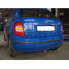 S081C GALIA Полностью оцинкованный фаркоп на Skoda Fabia хетчбек 2000-2007, 2007-2014. Подрозетник убирается за бампер. Тип шара: C (горизонтальный съемный). Невидимый вырез бампера. Нагрузки: 1200/50 кг, масса фаркопа 14,17 кг